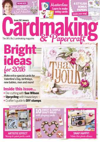 Cardmaking & Papercraft issue January 2016