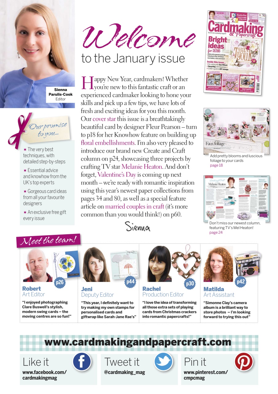 Cardmaking & Papercraft Preview Pages