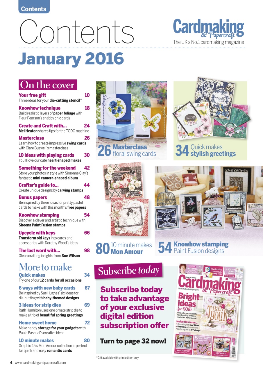 Cardmaking & Papercraft Preview Pages