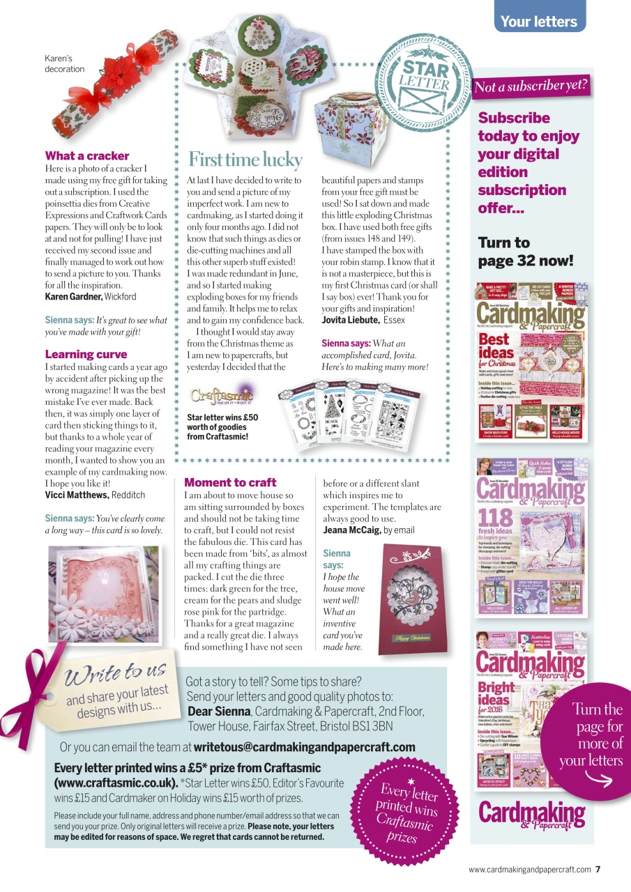 Cardmaking & Papercraft Preview Pages