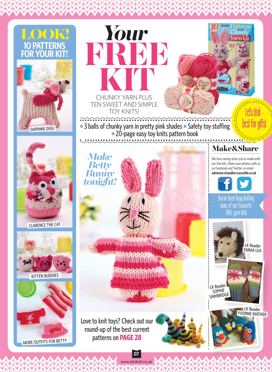 Let's Knit Preview Pages