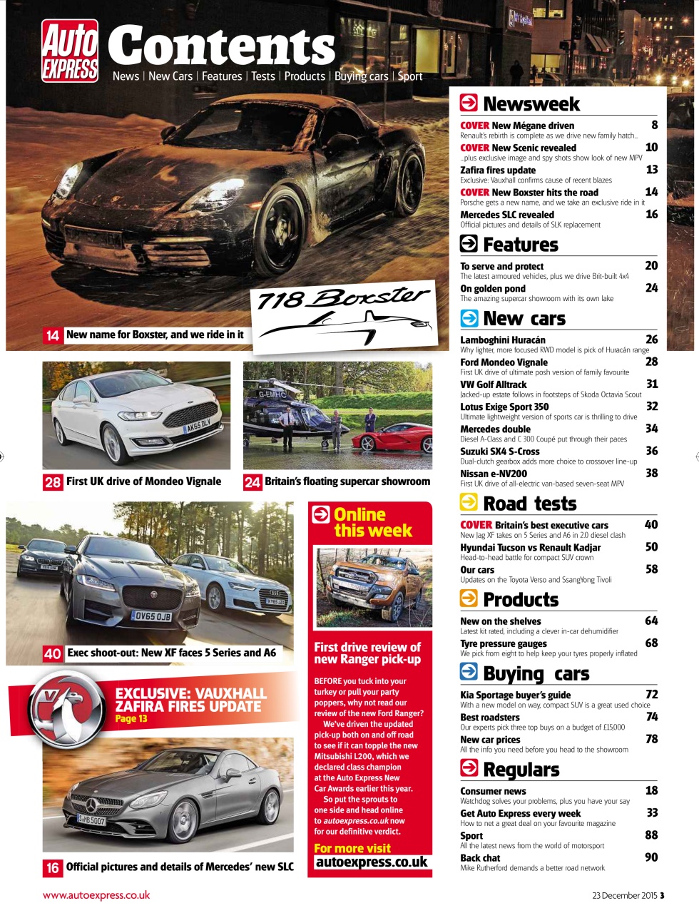 Auto Express Preview Pages