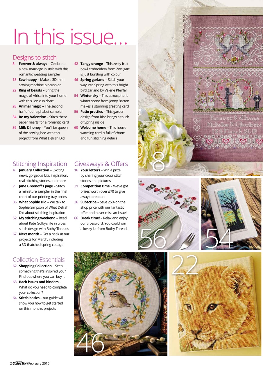 Cross Stitch Collection Preview Pages