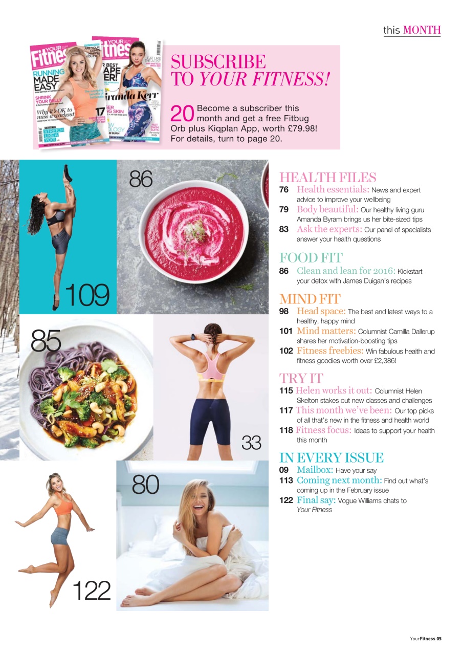 Health & Wellbeing Preview Pages