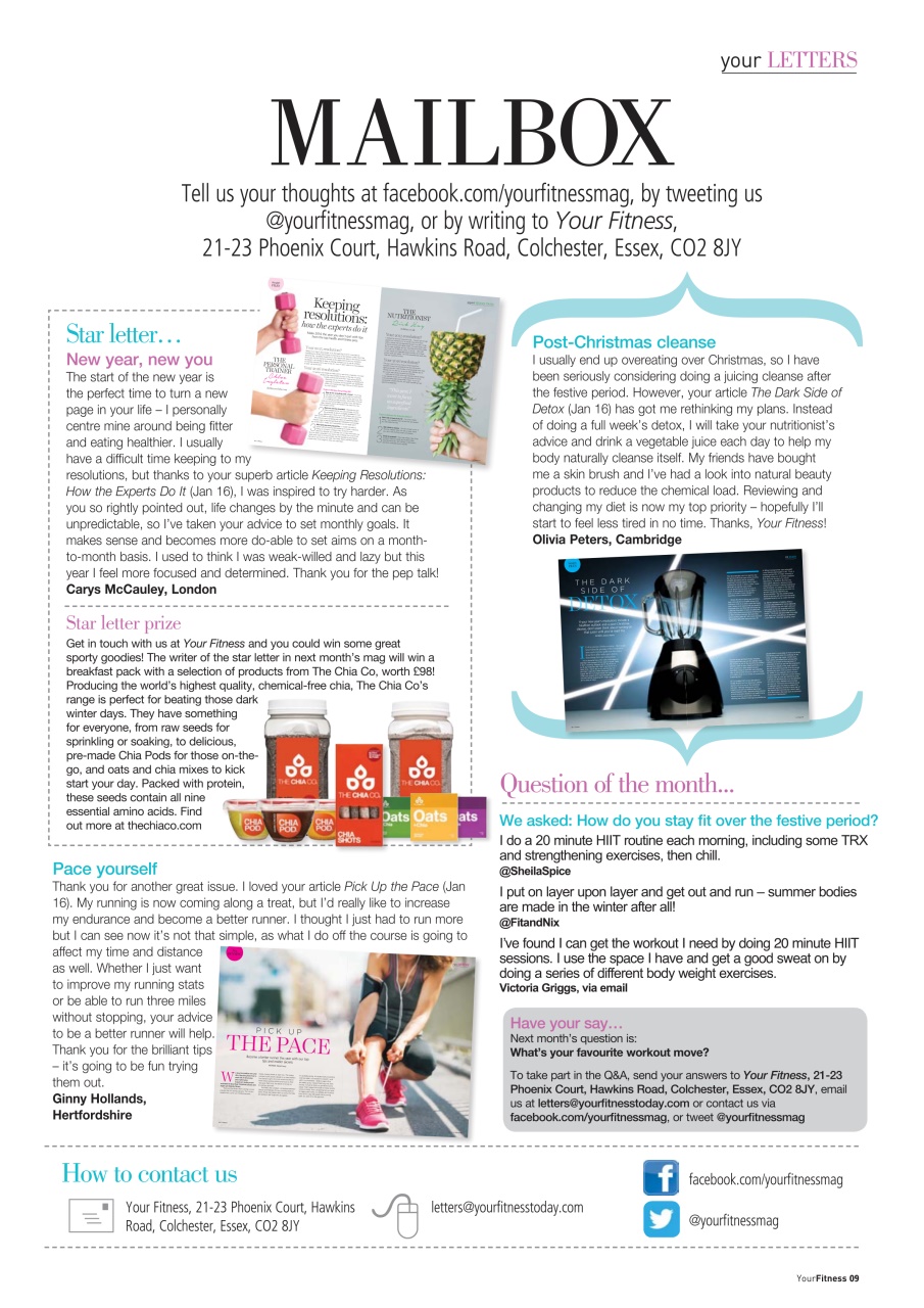 Health & Wellbeing Preview Pages