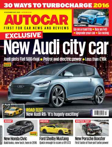 Autocar issue 30th December 2015