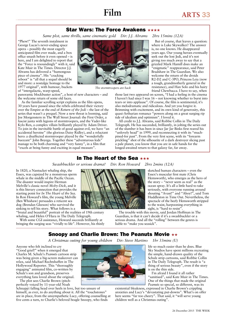 The Week Preview Pages