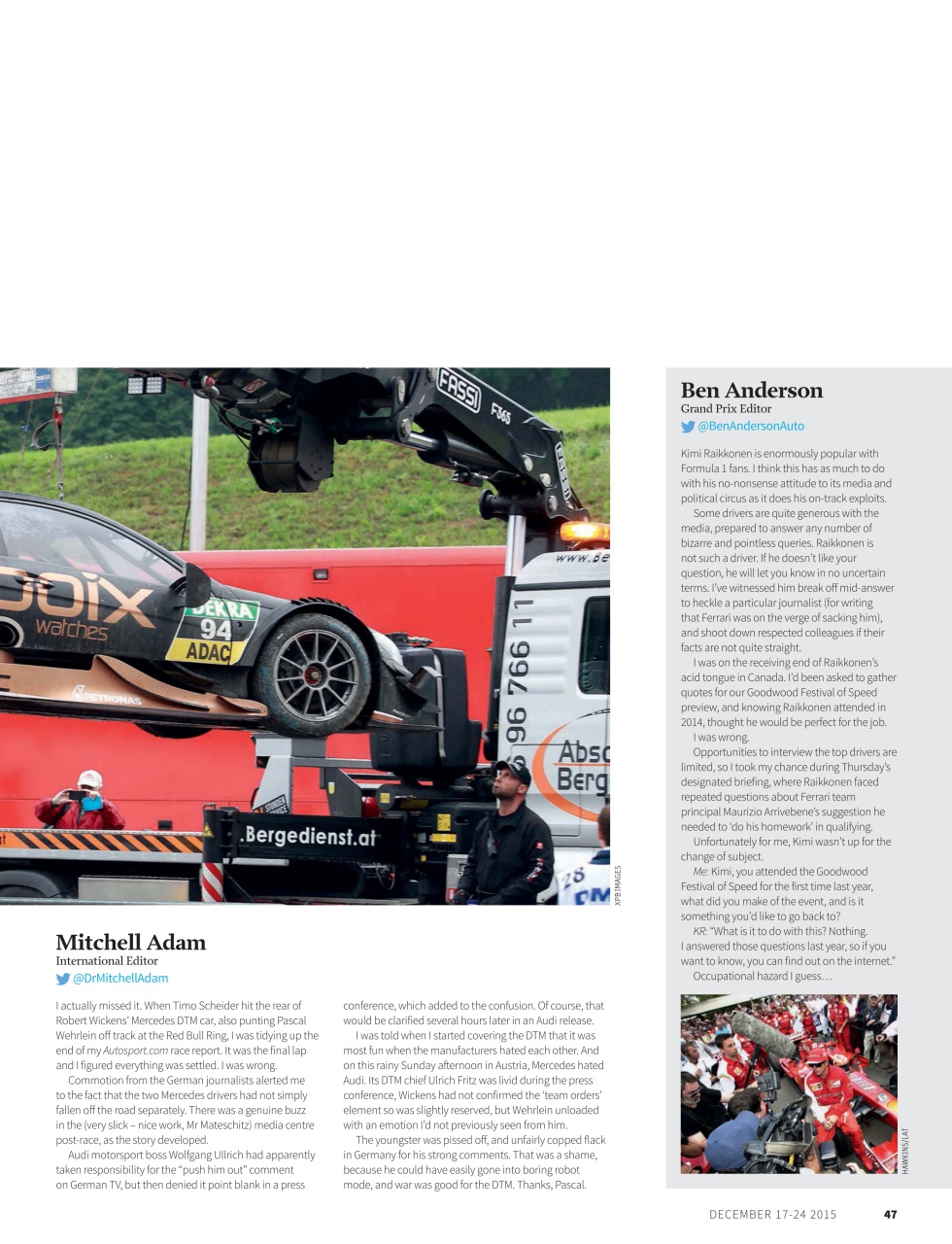 Autosport Preview Pages