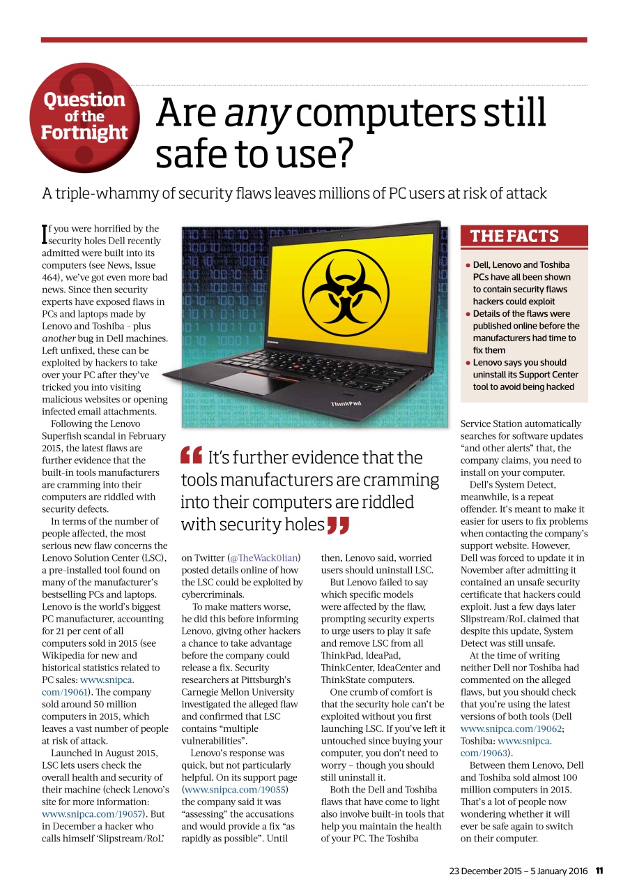 Computer Active Preview Pages