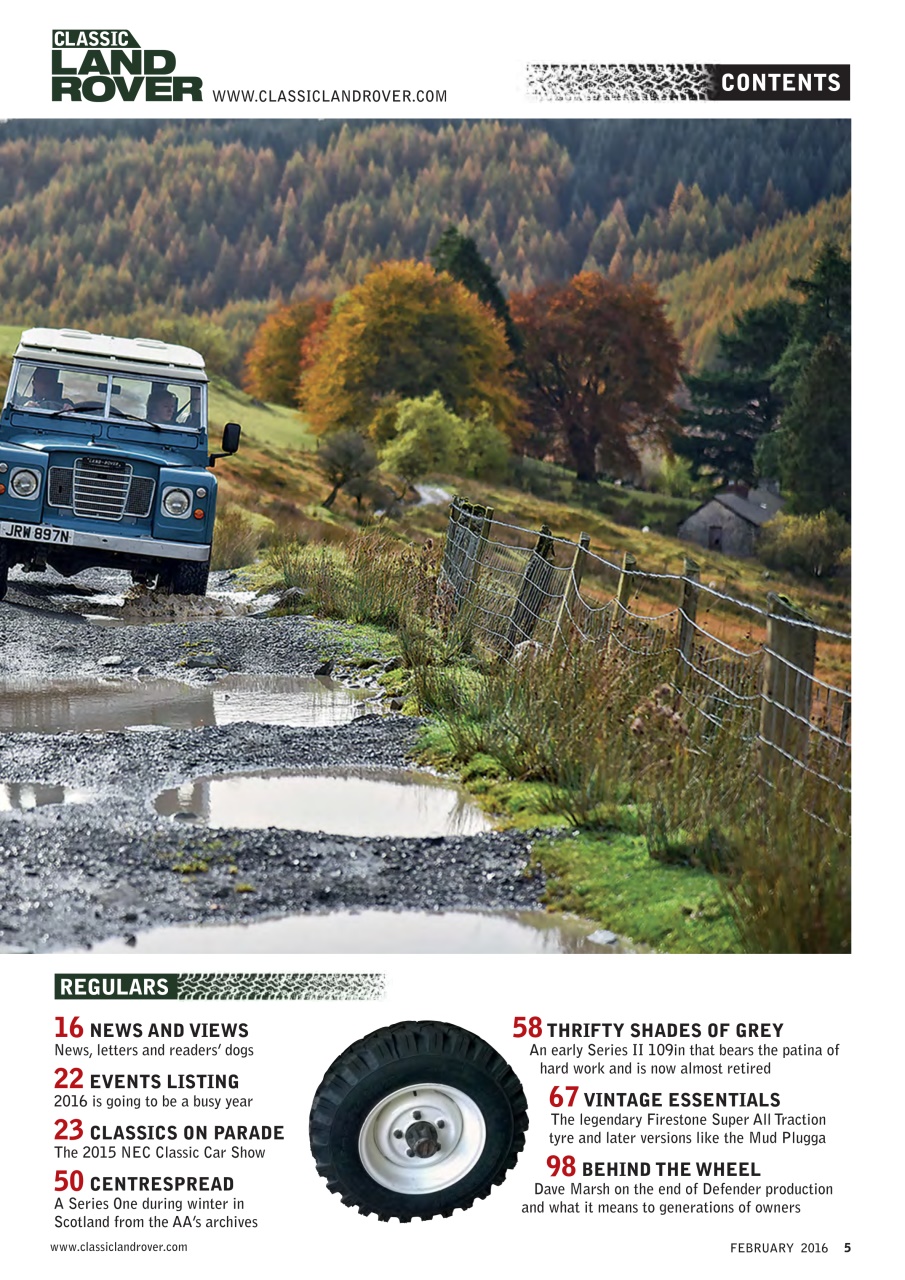 Classic Land Rover Magazine Preview Pages