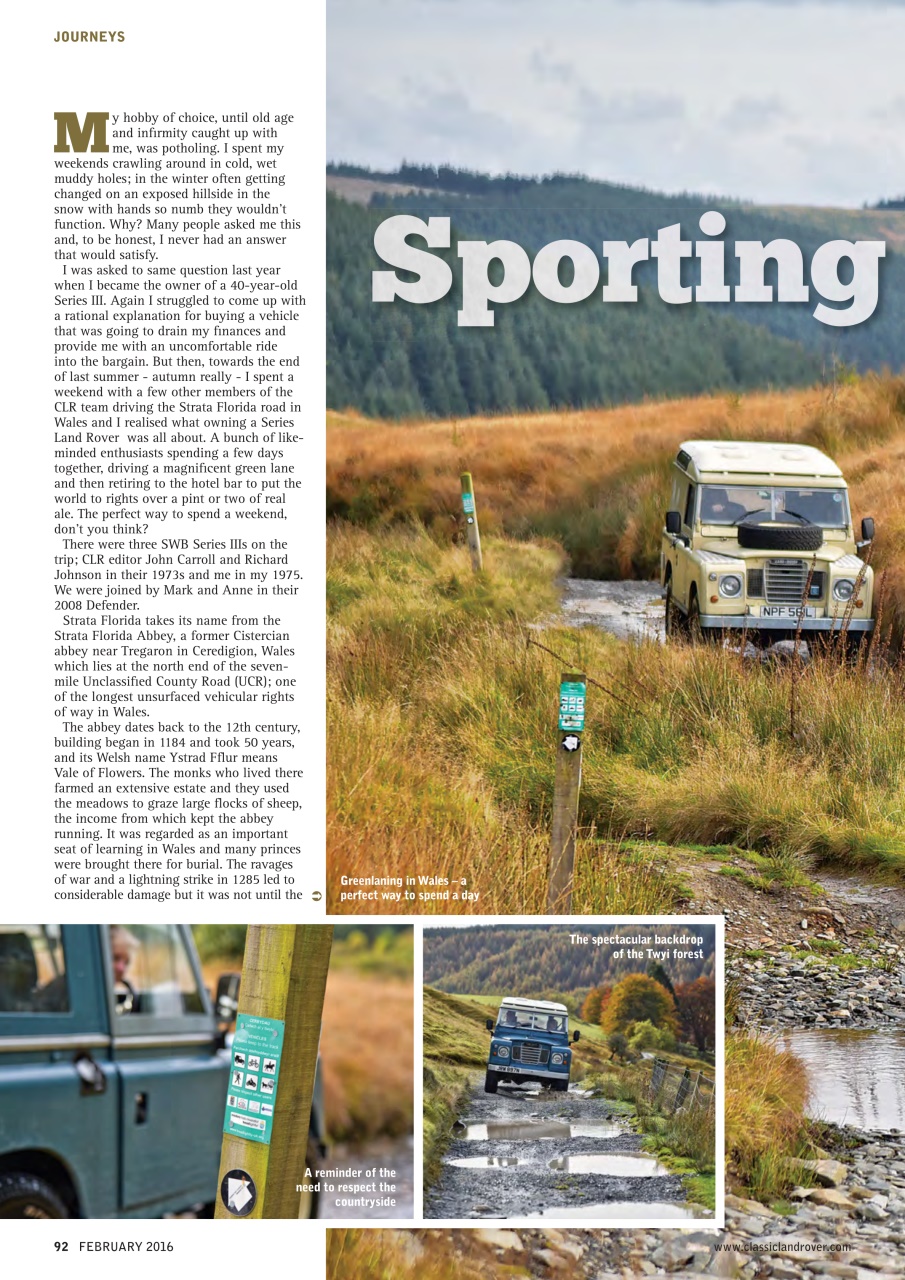 Classic Land Rover Magazine Preview Pages