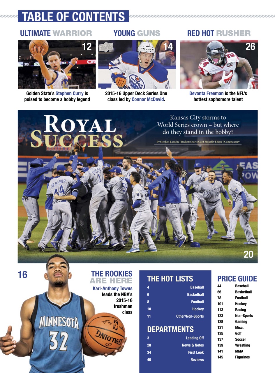 Sports Card Monthly Magazine Preview Pages