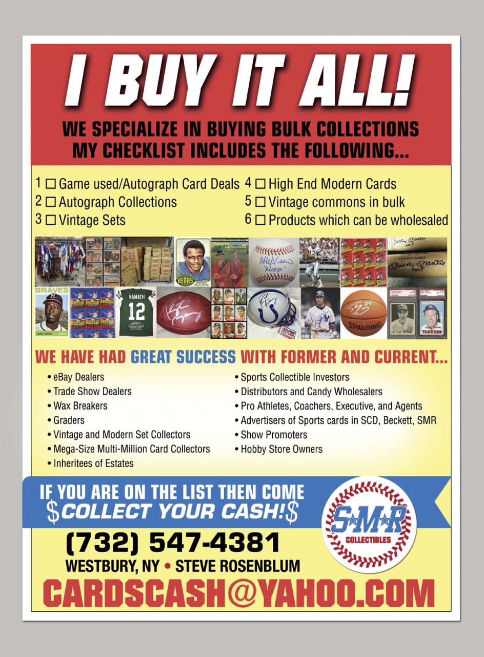 Sports Card Monthly Magazine Preview Pages