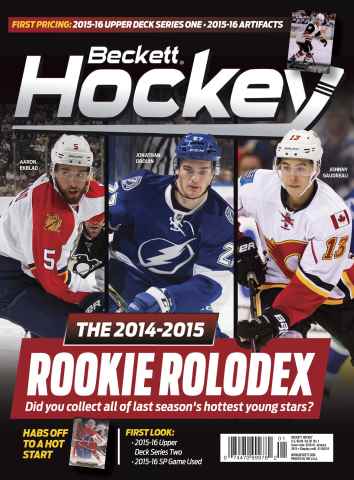 Beckett Hockey Magazine issue January 2016