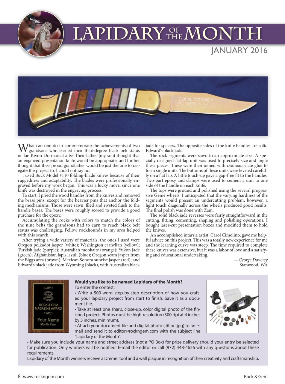 Rock&Gem Magazine Preview Pages