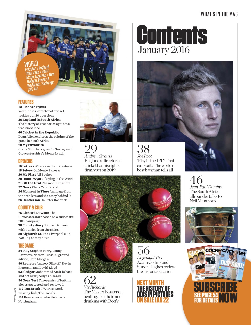 The Cricketer Magazine Preview Pages