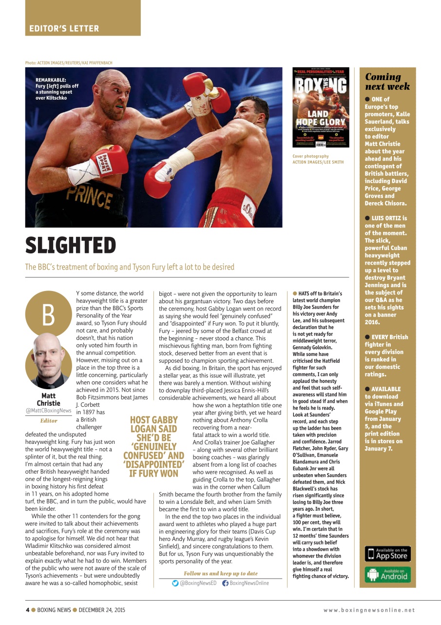 Boxing News Preview Pages