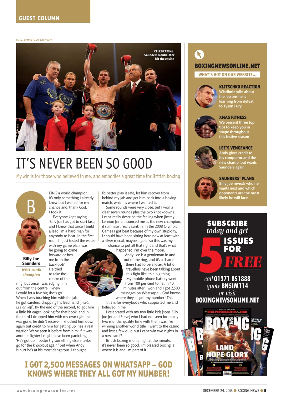 Boxing News Preview Pages