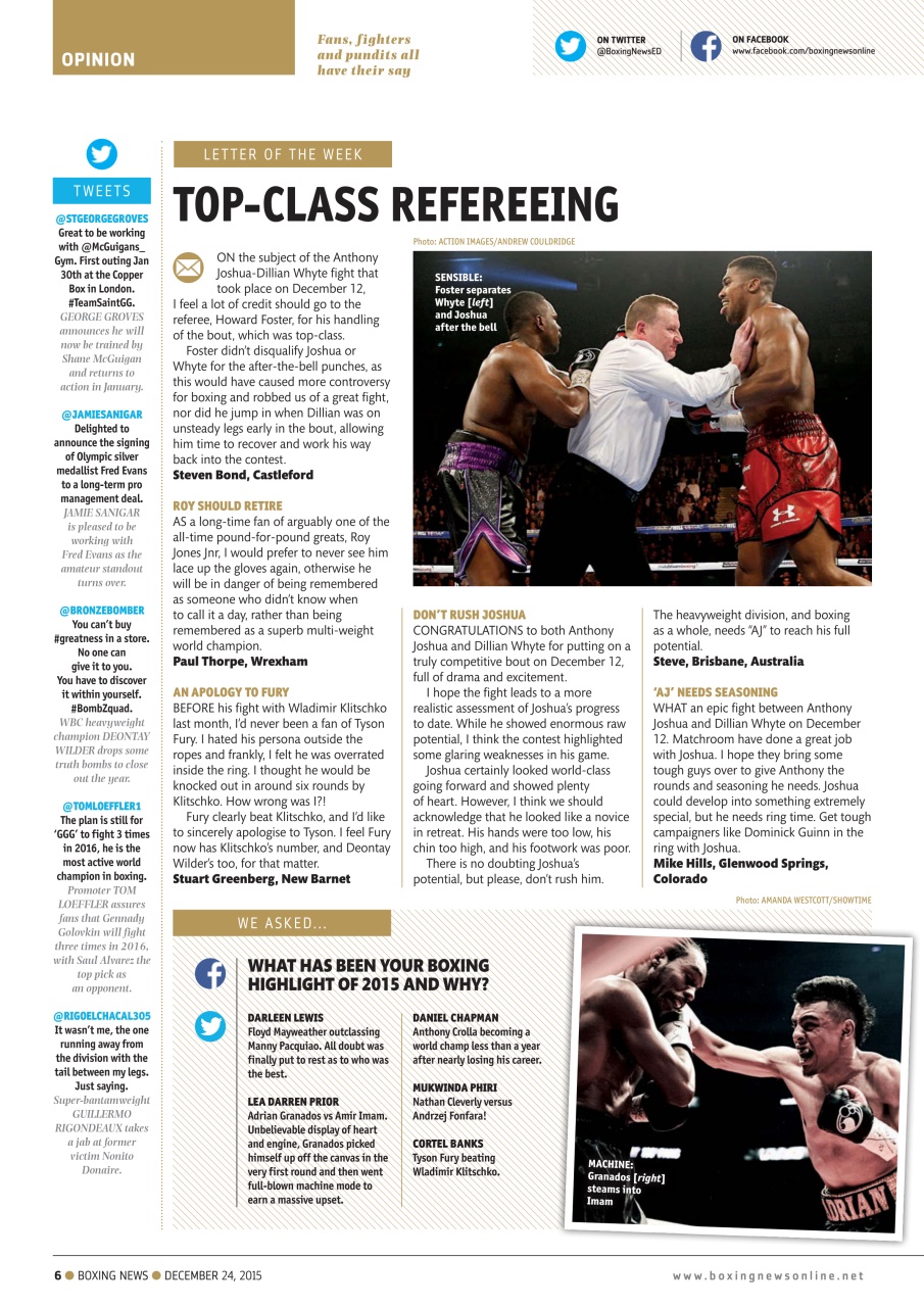 Boxing News Preview Pages
