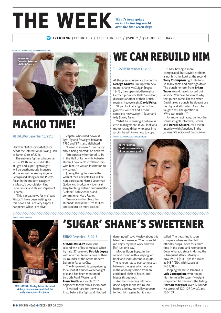 Boxing News Preview Pages