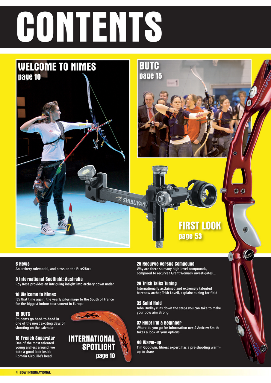 Bow International Preview Pages