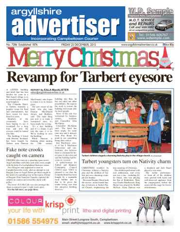 Argyllshire Advertiser issue 25 December 2015