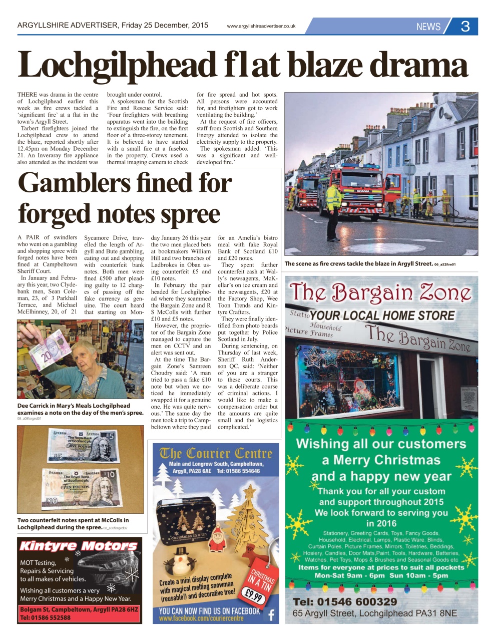 Argyllshire Advertiser Preview Pages