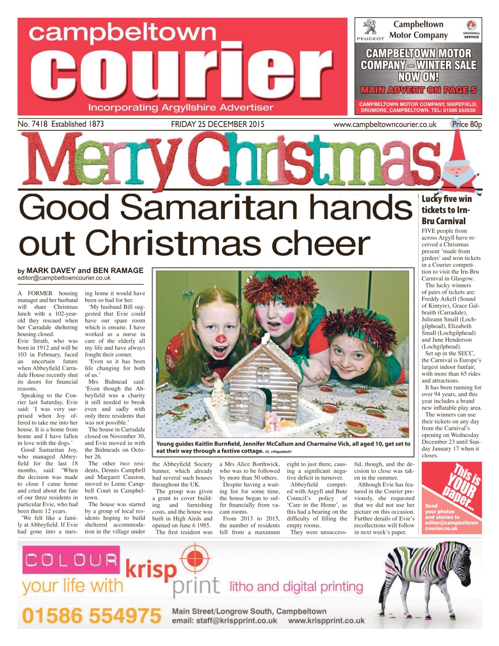 Campbeltown Courier Preview Pages