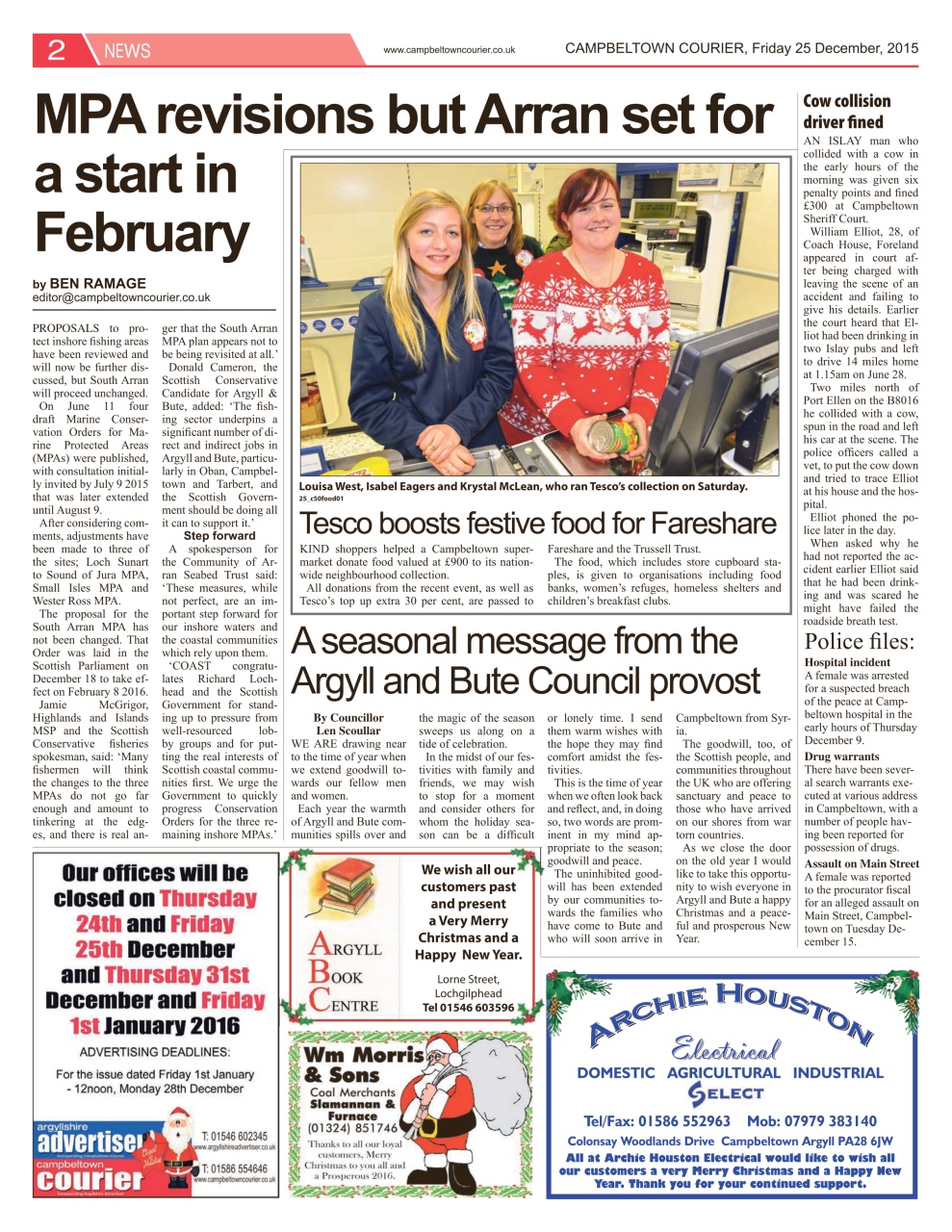 Campbeltown Courier Preview Pages