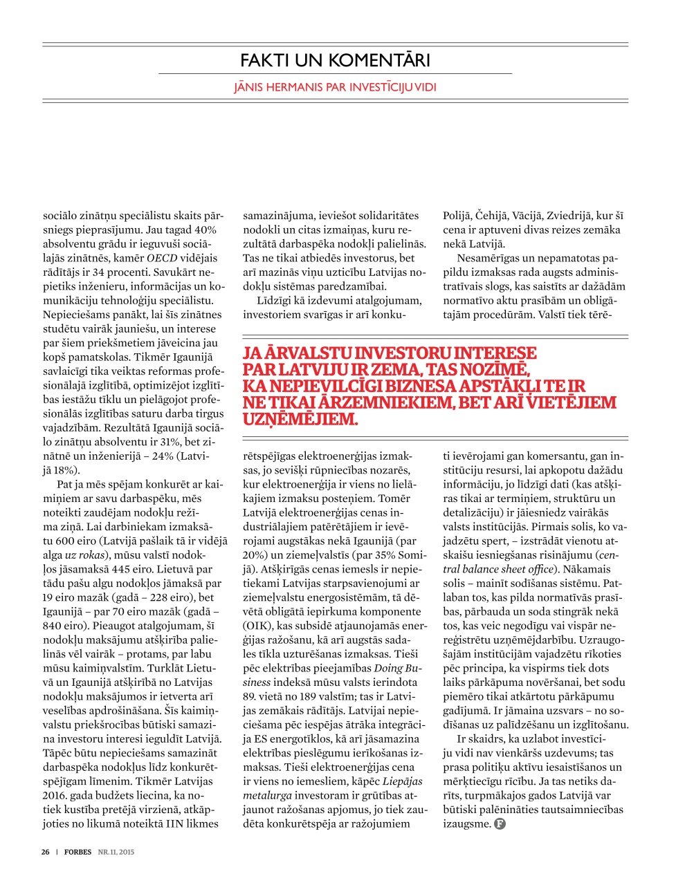 Forbes Latvia Preview Pages