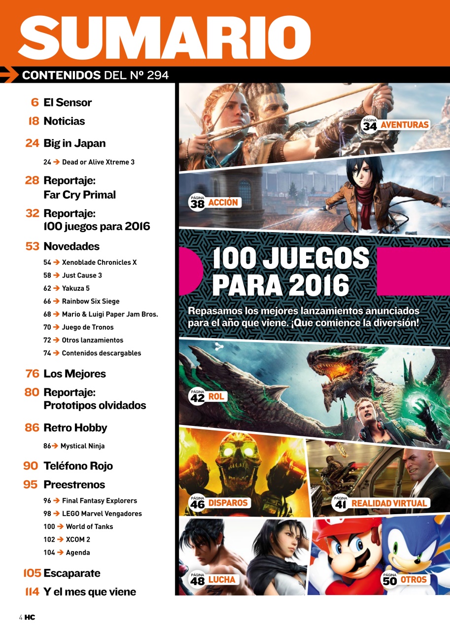 Hobby Consolas Preview Pages