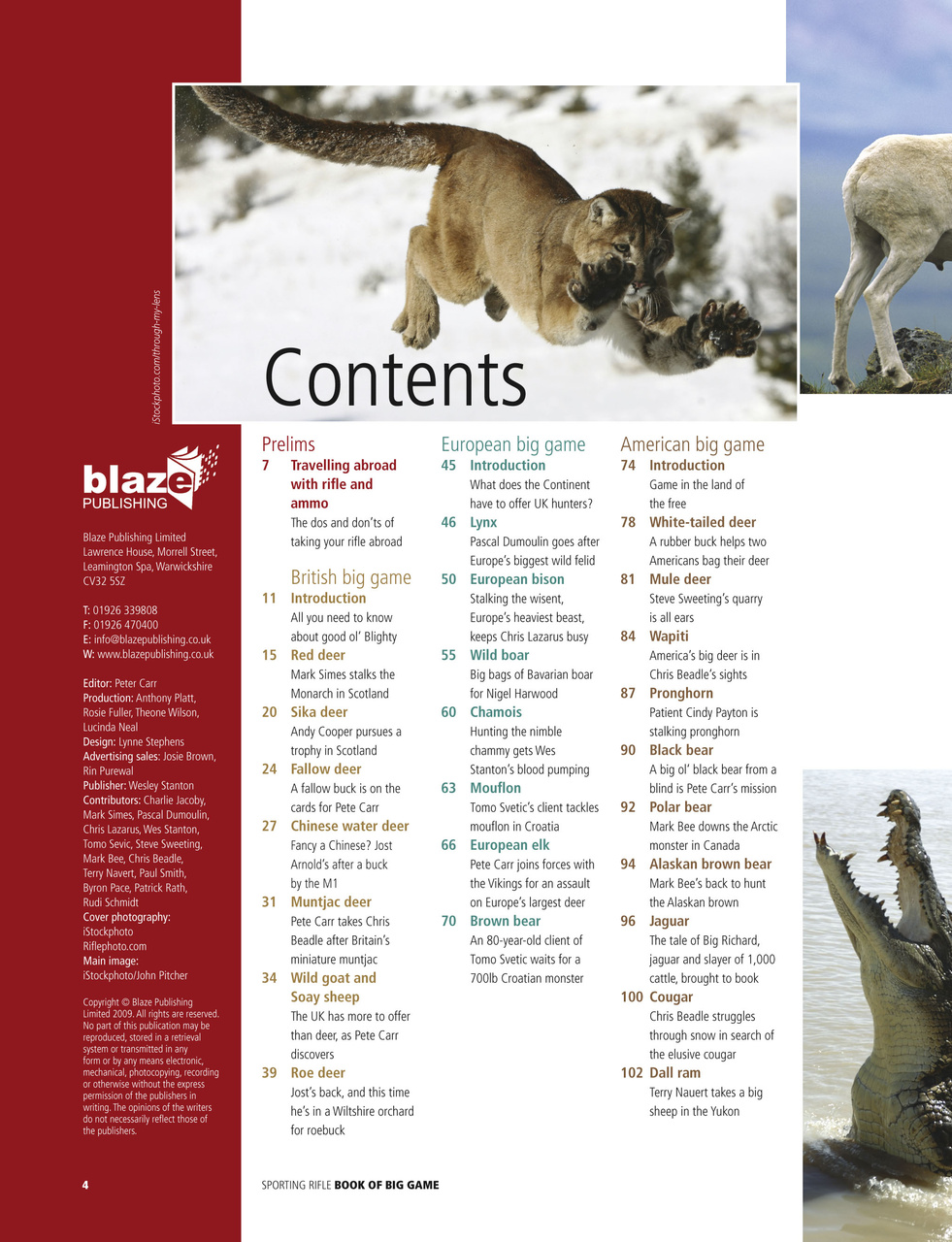 Sporting Rifle Books Preview Pages