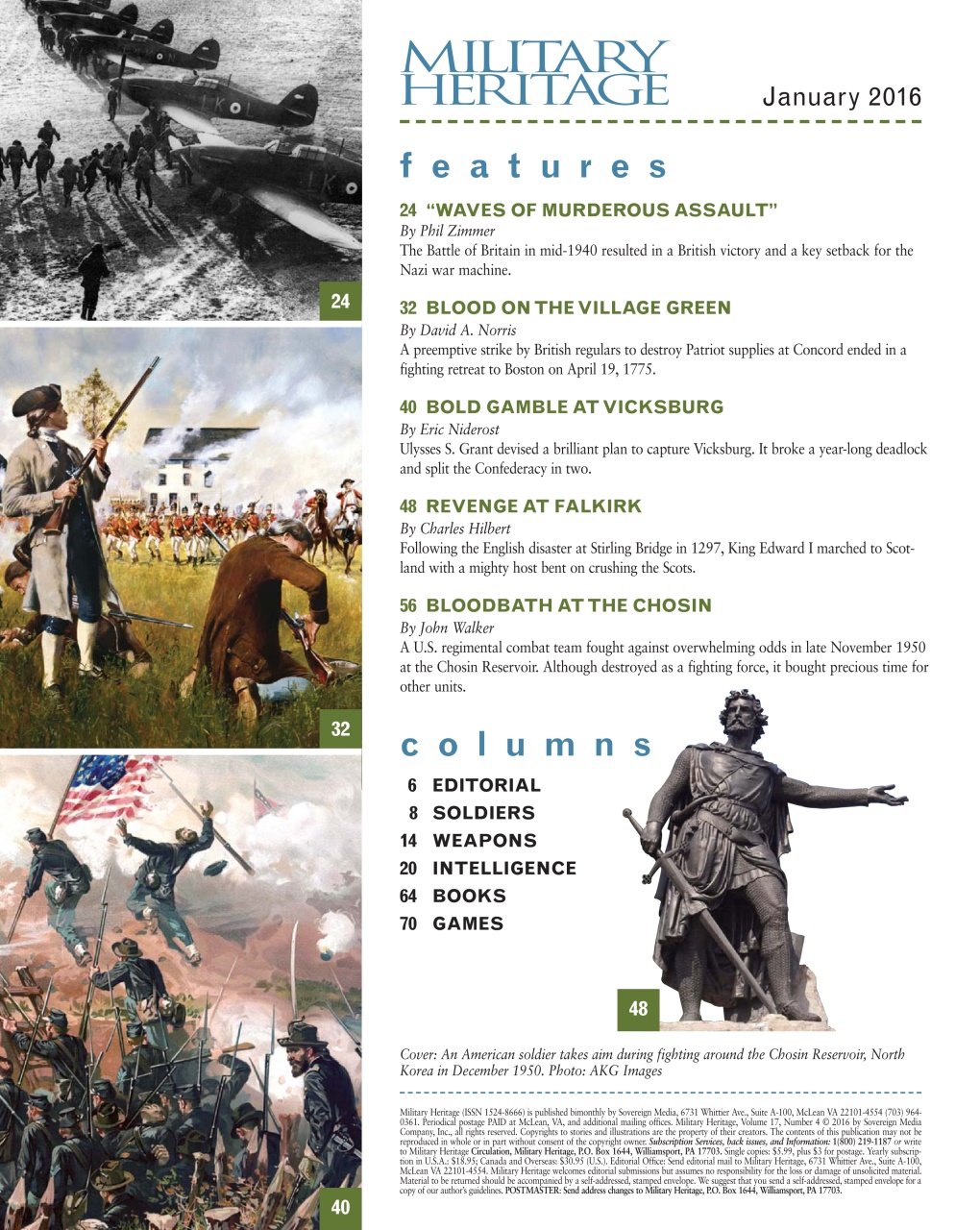 Military Heritage Preview Pages