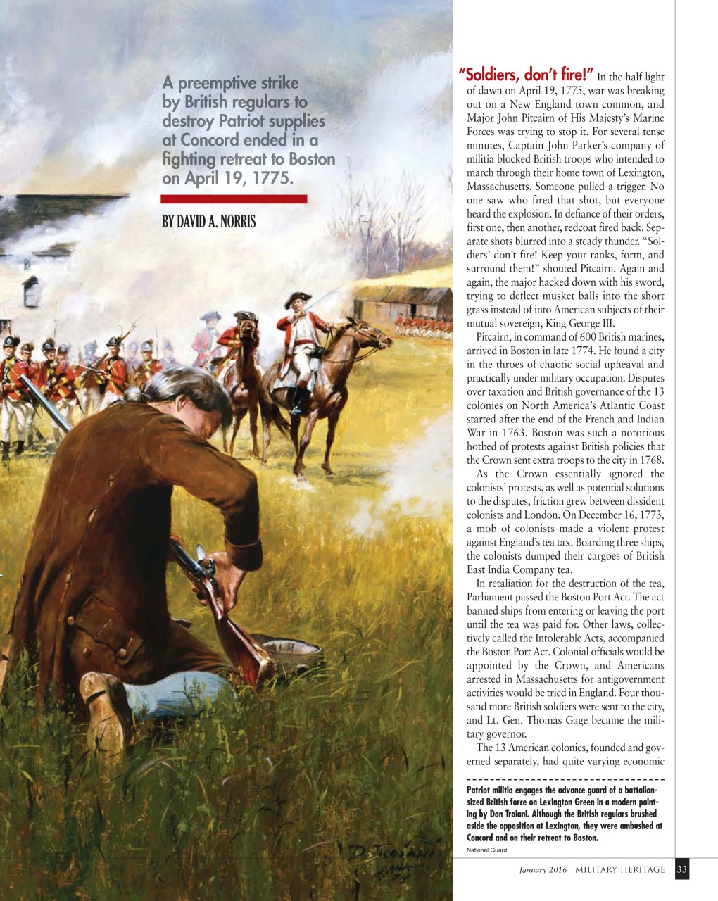 Military Heritage Preview Pages