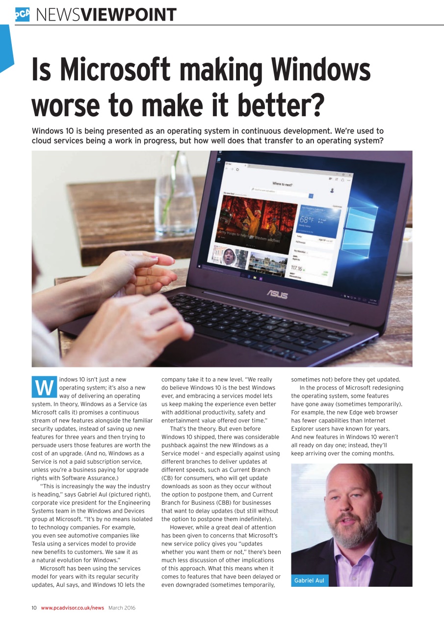 Tech Advisor Preview Pages