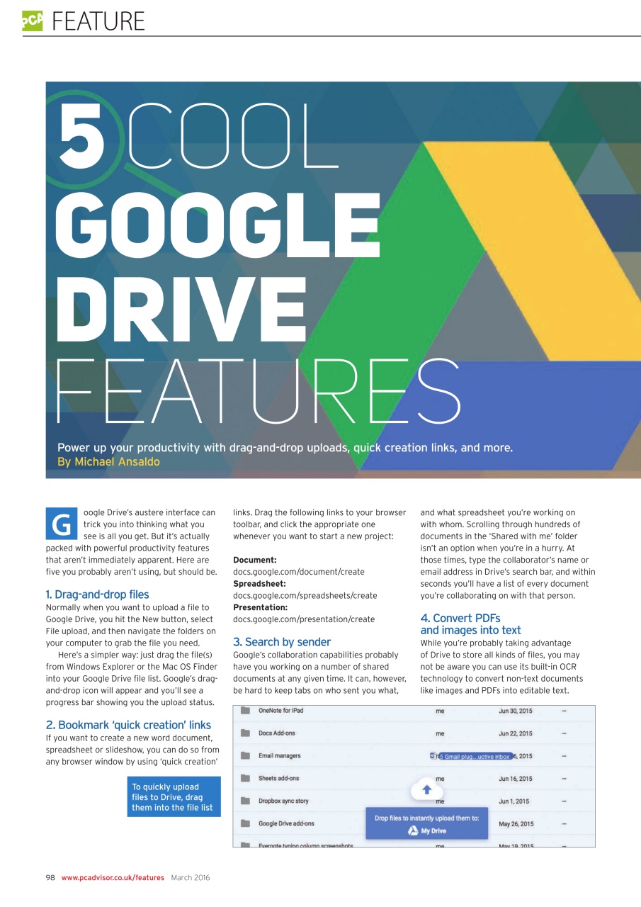 Tech Advisor Preview Pages