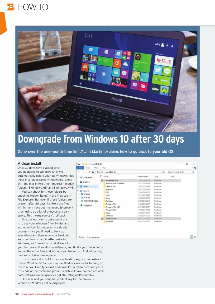 Tech Advisor Preview Pages