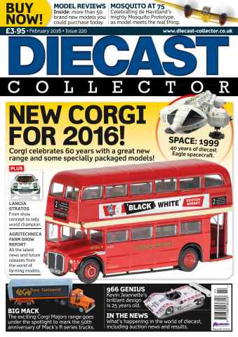 Diecast Collector issue February 2016 - NEW CORGI FOR 2016