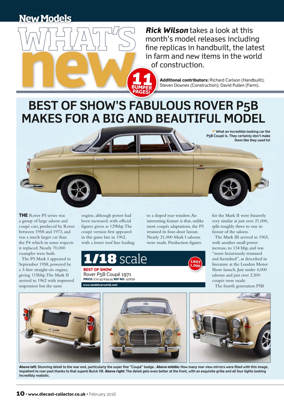 Diecast Collector Preview Pages