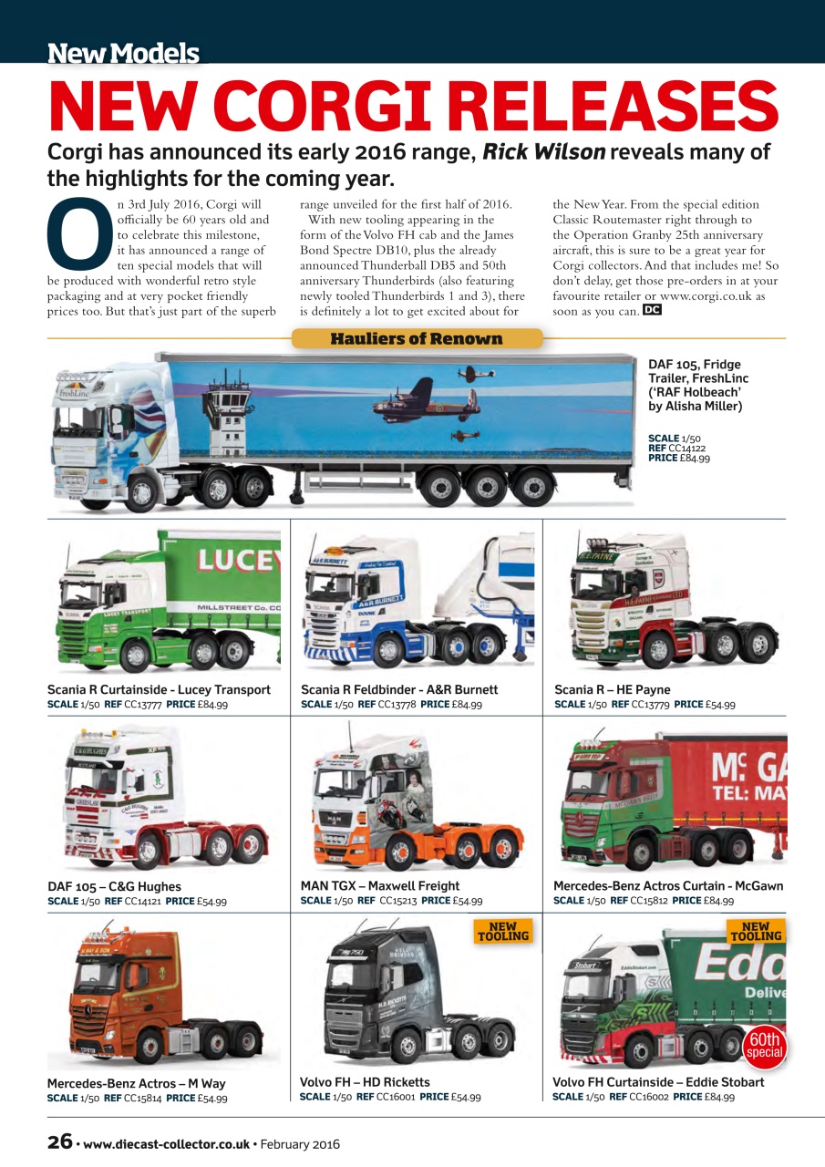 Diecast Collector Preview Pages