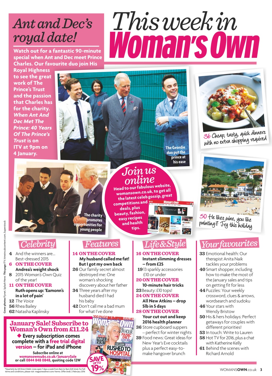 Woman's Own Preview Pages