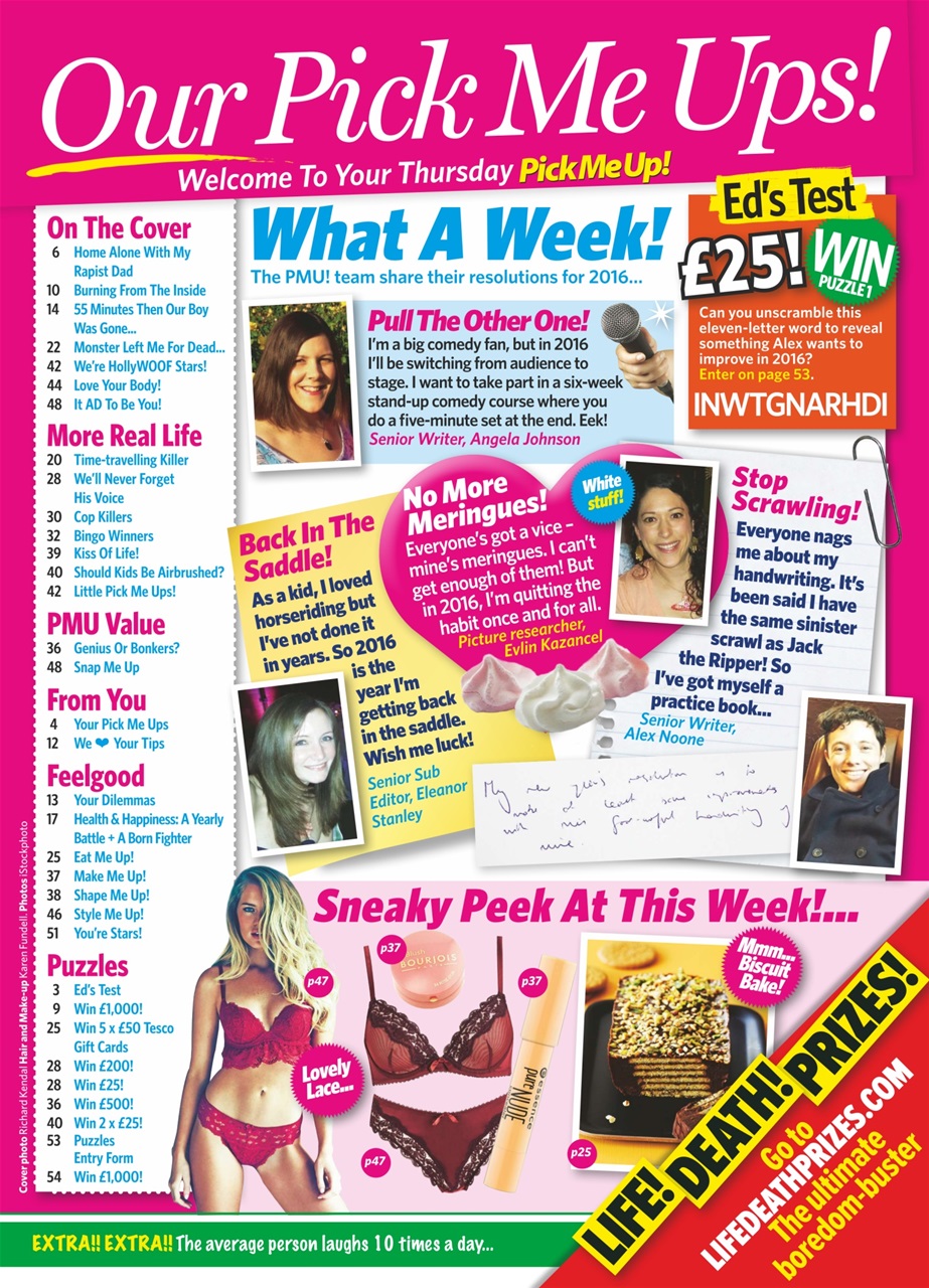 Pick Me Up Preview Pages