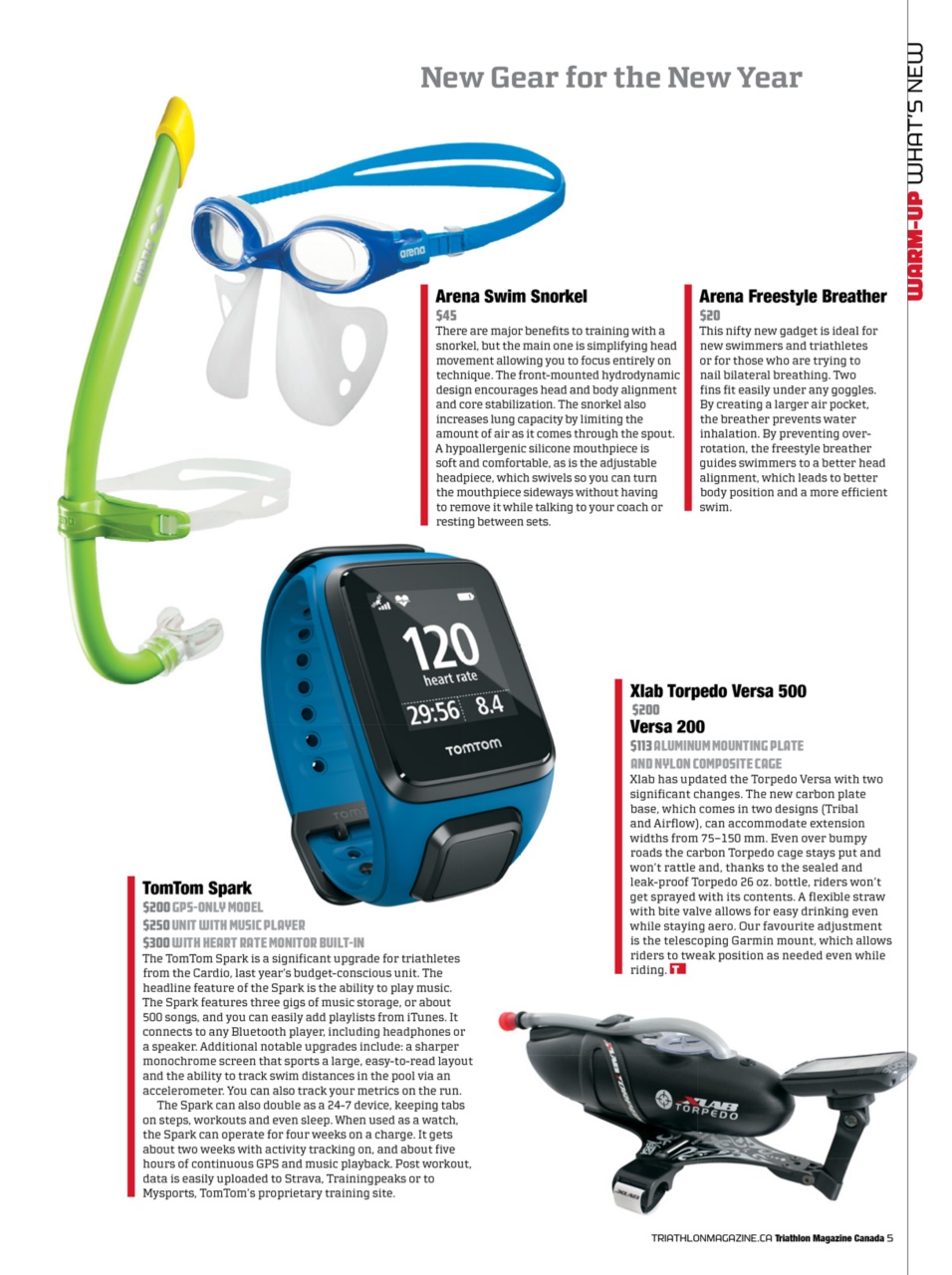 Triathlon Magazine Canada Preview Pages