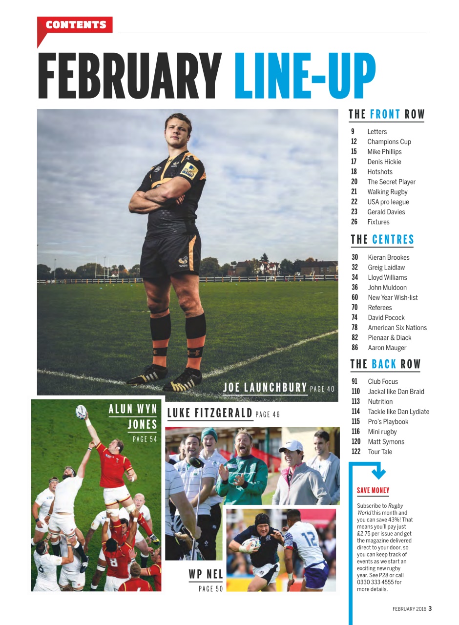 Rugby World Preview Pages
