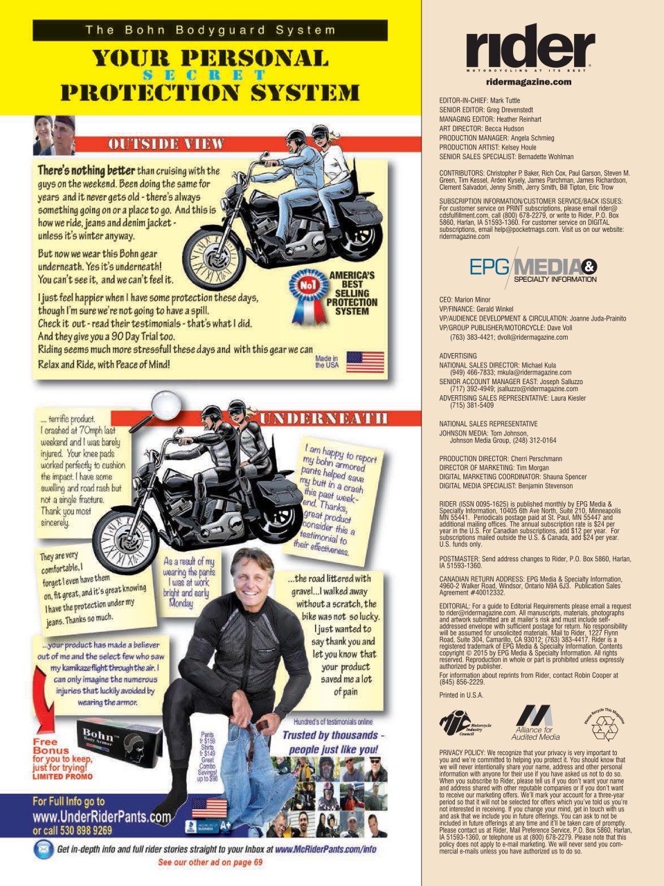 Rider Magazine Preview Pages