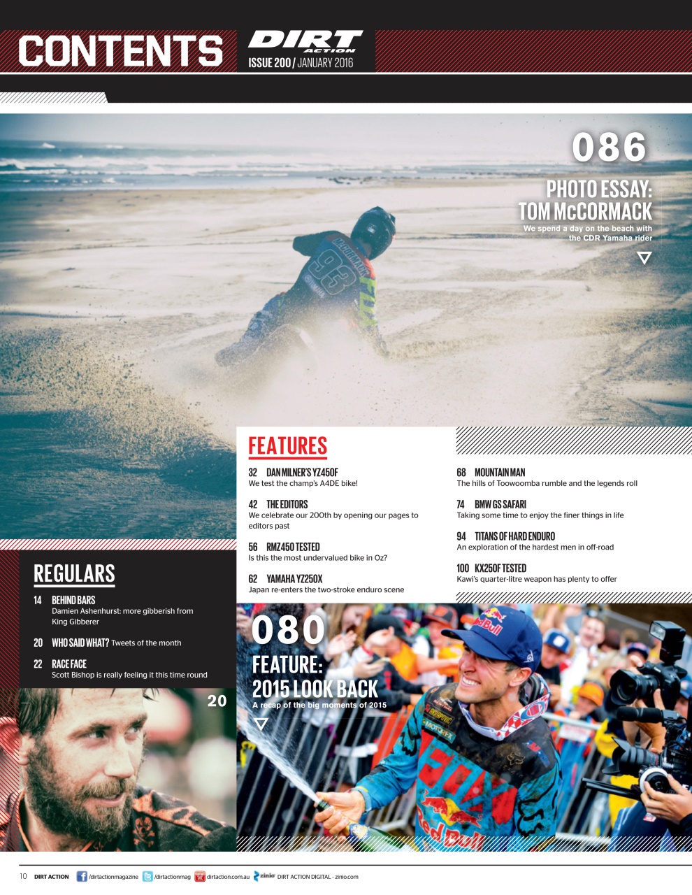 Dirt Action Preview Pages