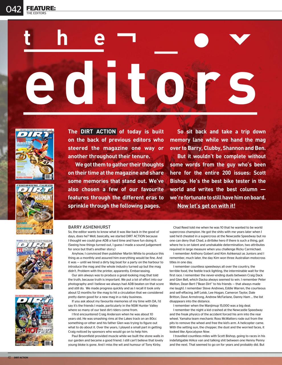 Dirt Action Preview Pages