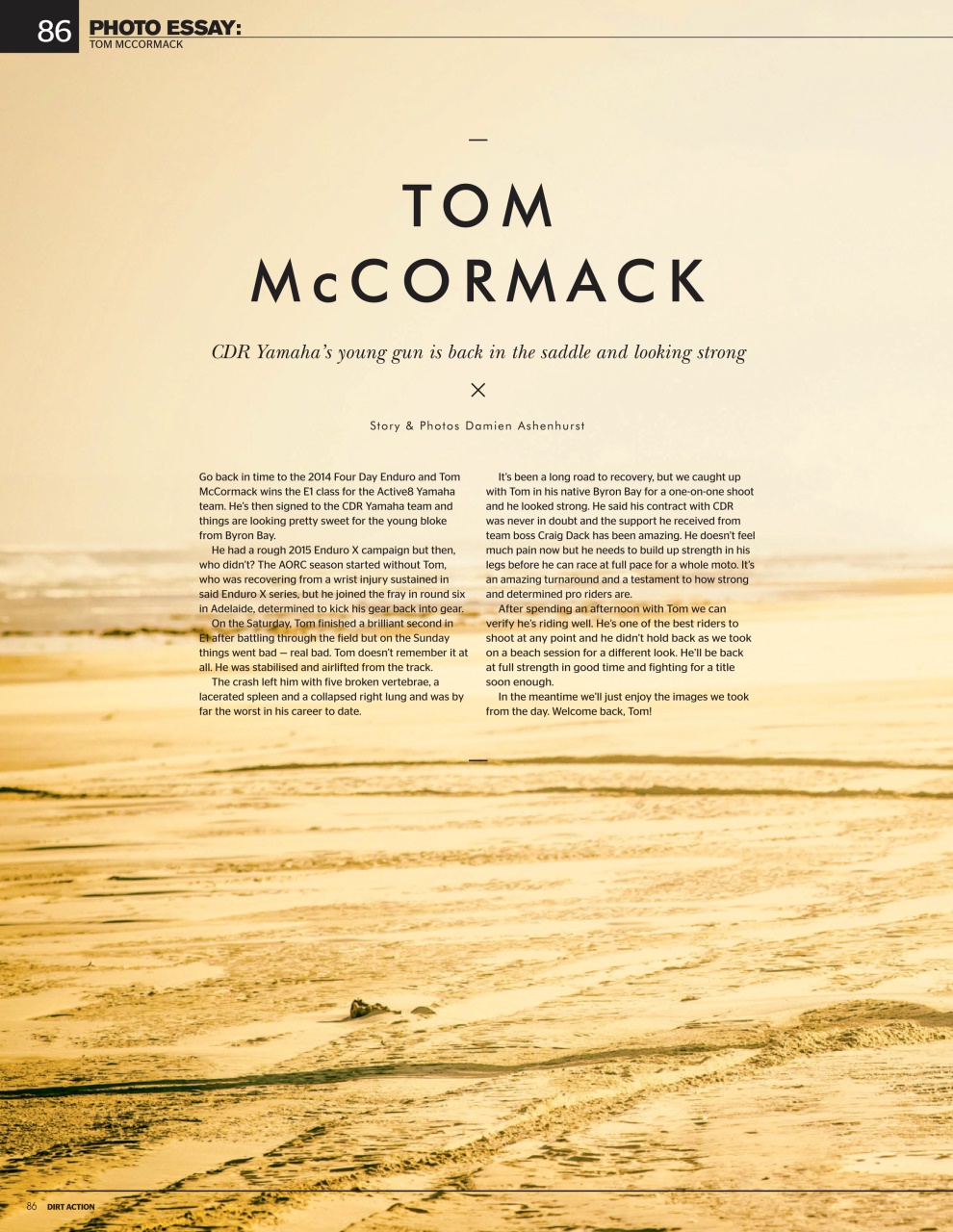 Dirt Action Preview Pages