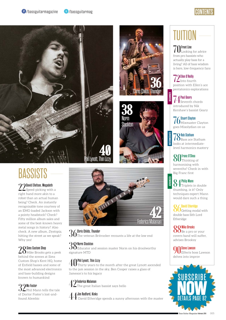 Bass Player UK Preview Pages