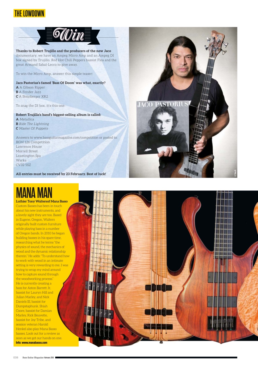 Bass Player UK Preview Pages
